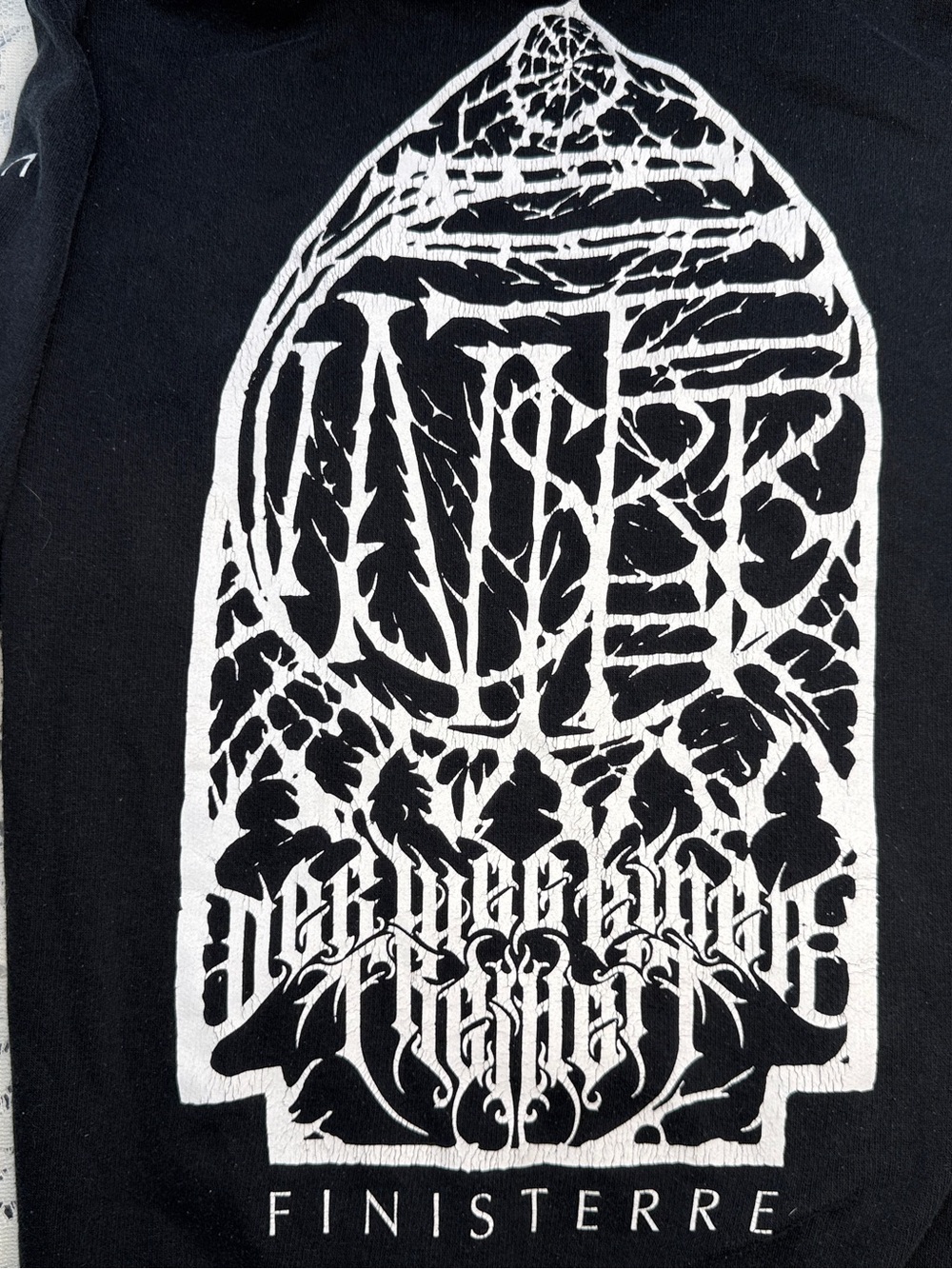 Black Long-Sleeve Graphic Tee